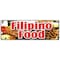 Signmission FILIPINO FOOD BANNER SIGN street foods manila philippines fish balls B-72 Filipino Food - alternate 1